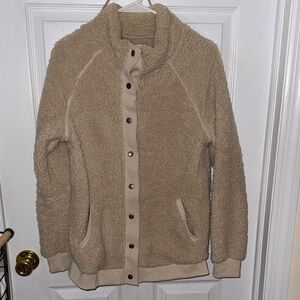 Women’s Tan Sherpa jacket